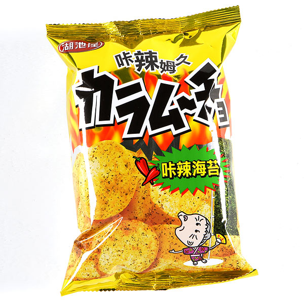 卡辣姆久 辣海苔洋芋條82g 箱入10包 洽米休閒食品鋪