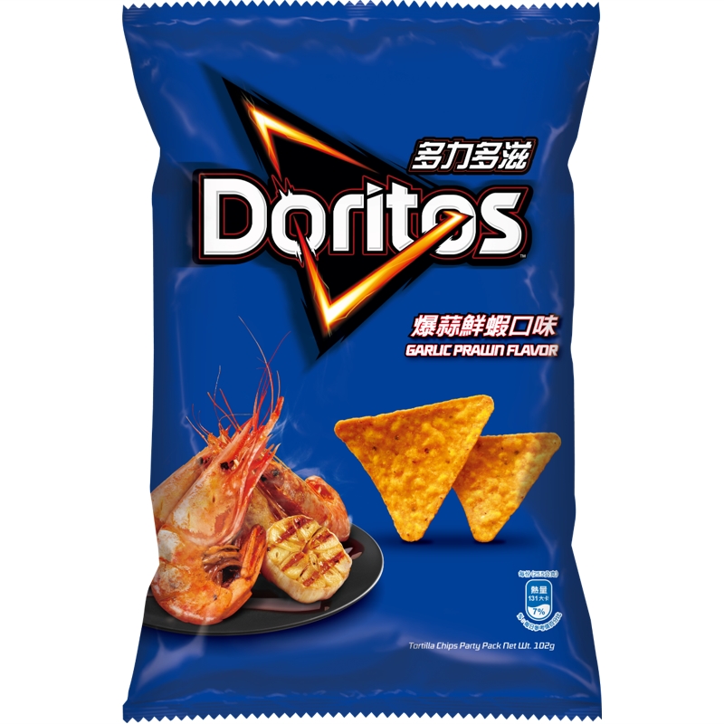 多力多滋爆蒜鮮蝦系列