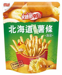 卡迪那95°c北海道風味薯條海苔口味12包